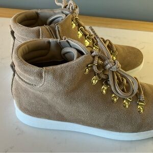 Kensie Tan Lace Up Boots